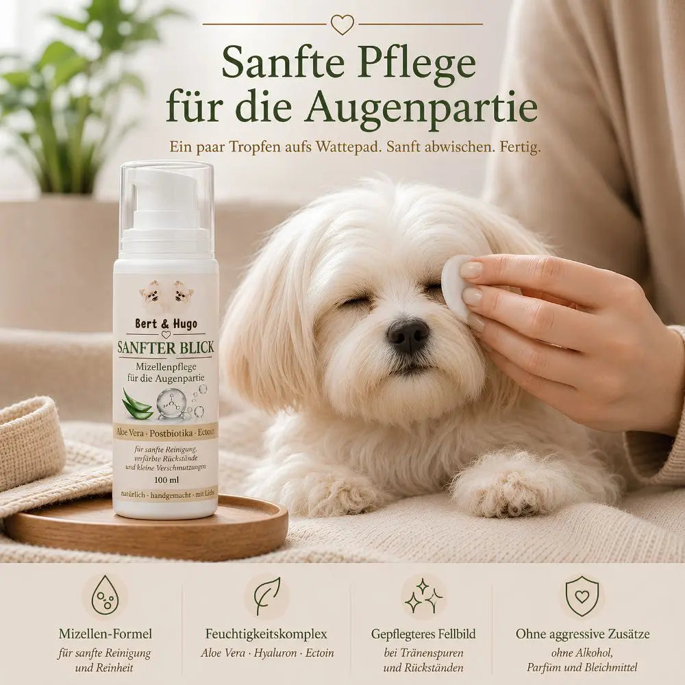 Sanfter Blick - Milde Mizellenpflege für das Fell rund um die Augen (100 ml)
